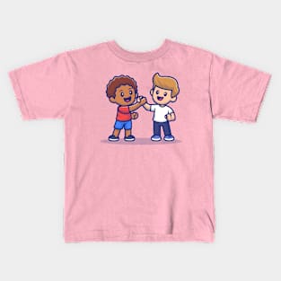 Cute Kids With Different Skin Color Kids T-Shirt